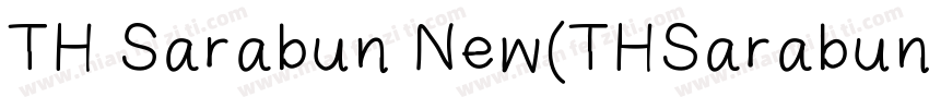 TH Sarabun New(THSarabunNew)字体转换